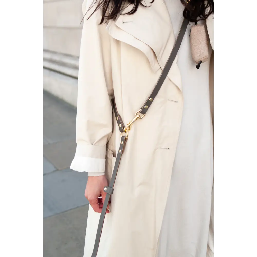 Long Leather Multi Lead - One-Size / Clay