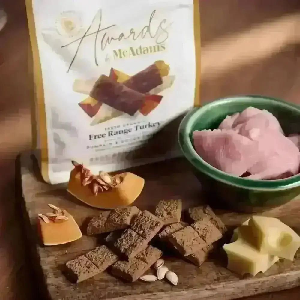 Mcadams Awards Best Behaviour Free Range Turkey - Natural Treats for Dogs | Pet Shop