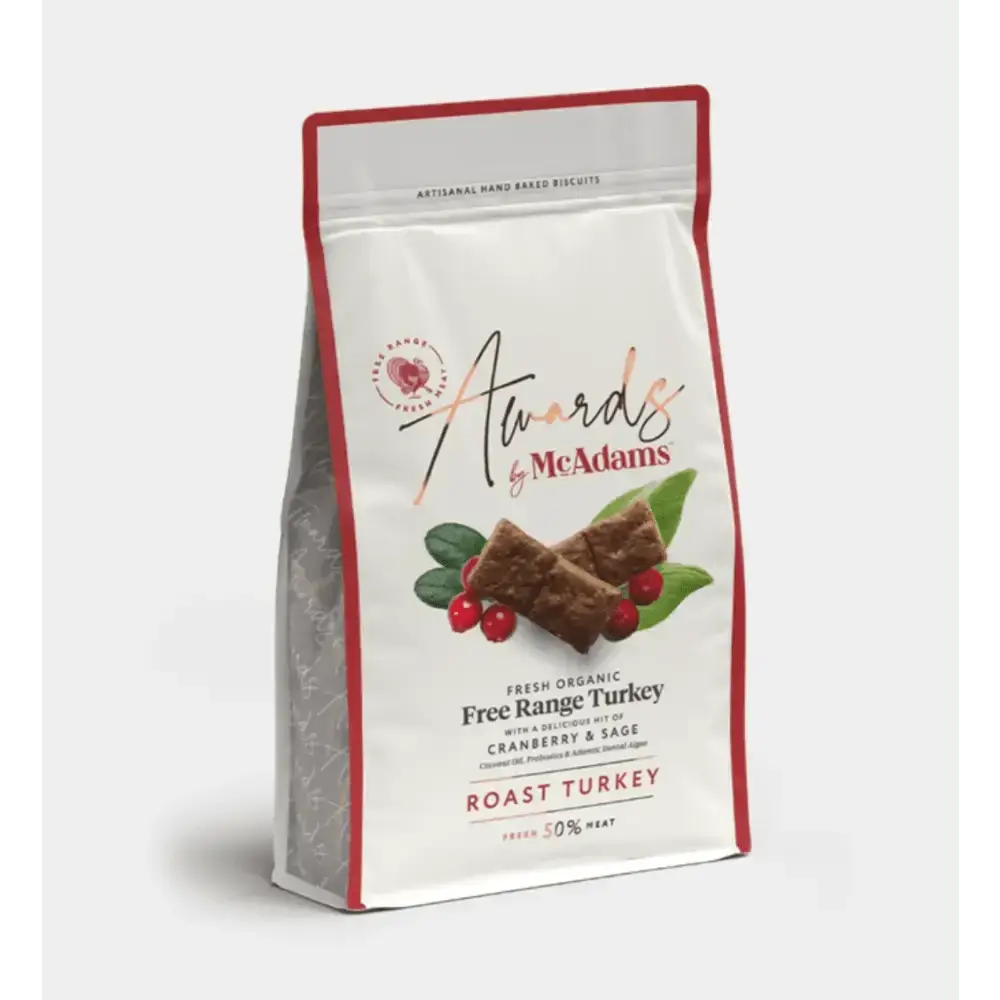 Mcadams Awards Free Range Roast Turkey - Natural Treats for Dogs | Pet Shop