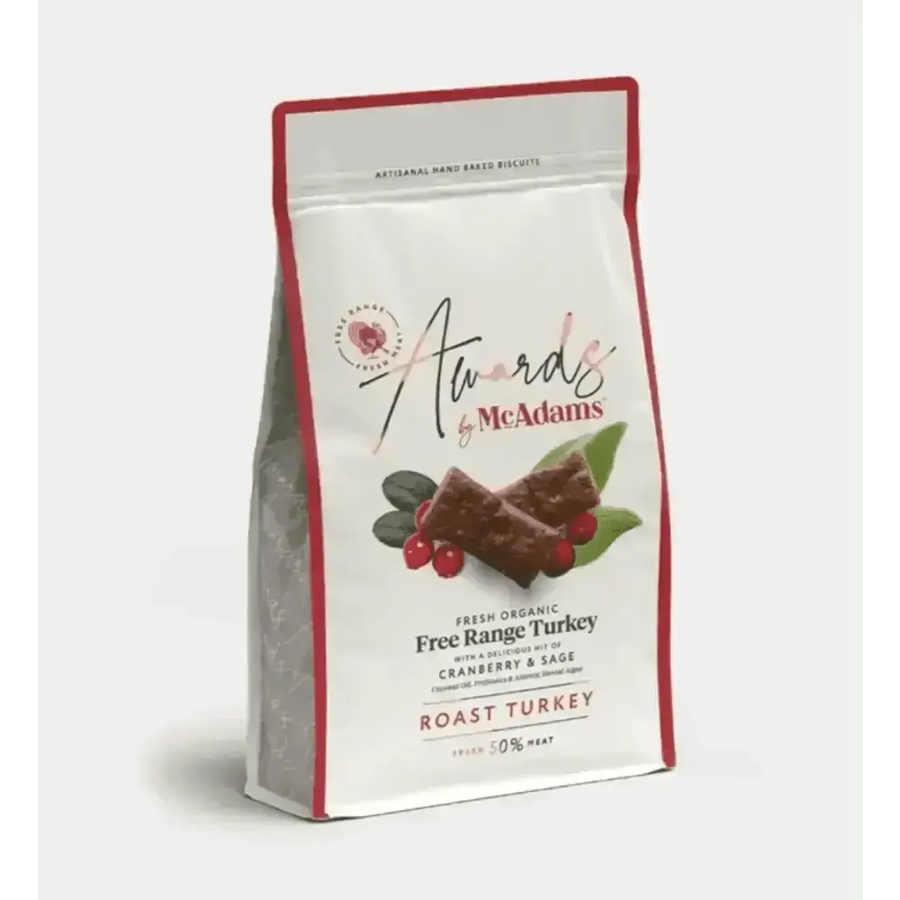 Mcadams Awards Free Range Roast Turkey - Natural Treats for Dogs | Pet Shop