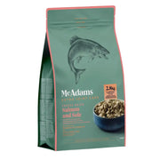 McAdams Cat Freeze Dried Salmon & Sole on a white background