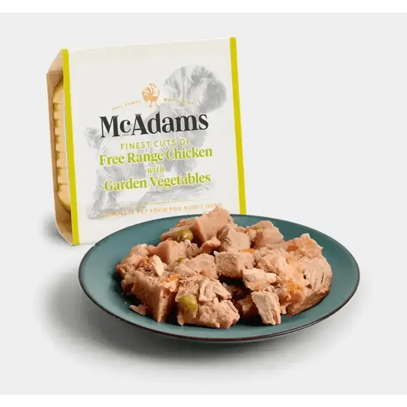 Mcadams Free Range Chicken with Garden Vegetables - Natural Wet Dog Food | Pet Shop