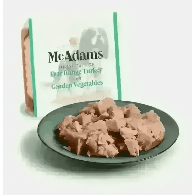 Mcadams Free Range Turkey with Garden Vegetables - Natural Wet Dog Food | Pet Shop