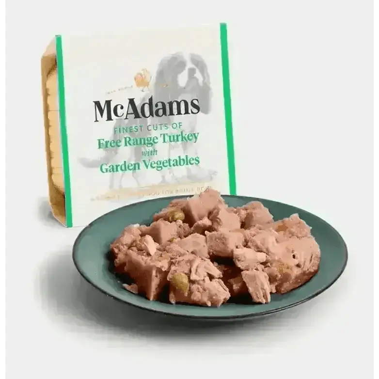 Mcadams Free Range Turkey with Garden Vegetables - Natural Wet Dog Food | Pet Shop