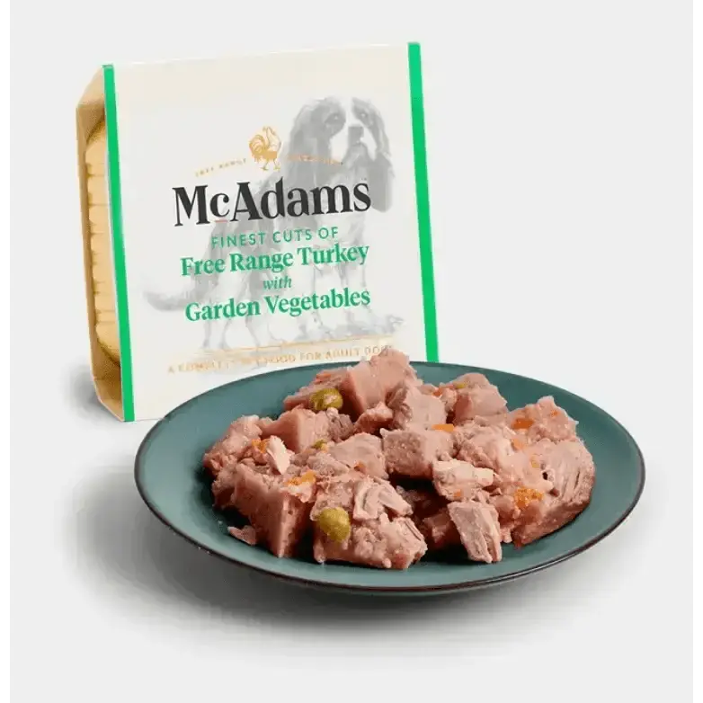 Mcadams Free Range Turkey with Garden Vegetables - Natural Wet Dog Food | Pet Shop