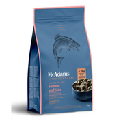 Blue bag of McAdams Extra Joint Care Salmon and Sole