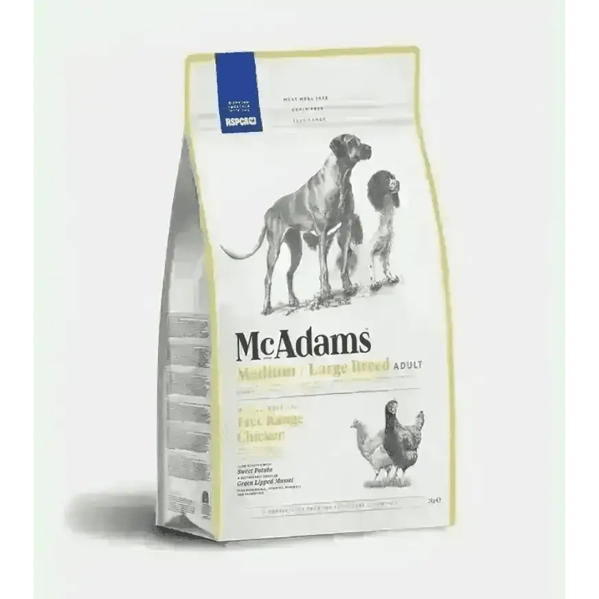 Mcadams Medium/ Large Breed Free Range Chicken - Natural Dry Dog Food | Pet Shop