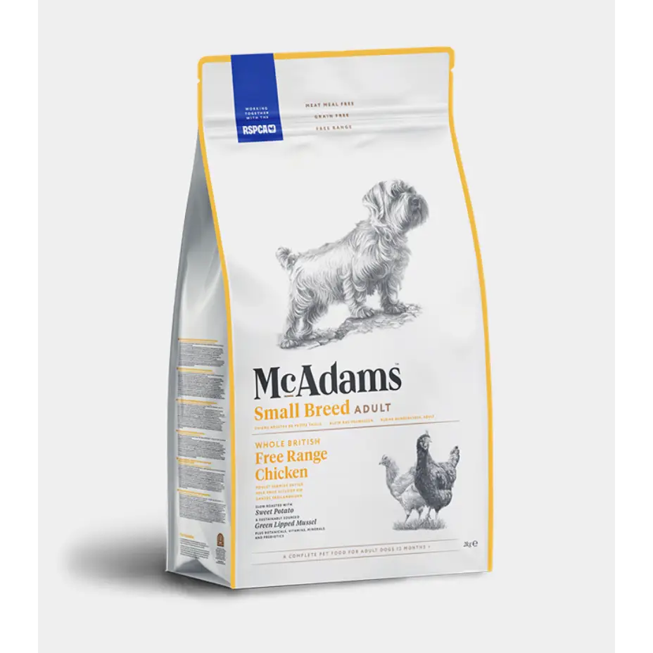 Mcadams Small Breed Free Range Chicken - Natural Dry Dog Food | Pet Shop