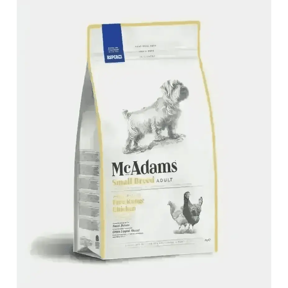 Mcadams Small Breed Free Range Chicken - Natural Dry Dog Food | Pet Shop