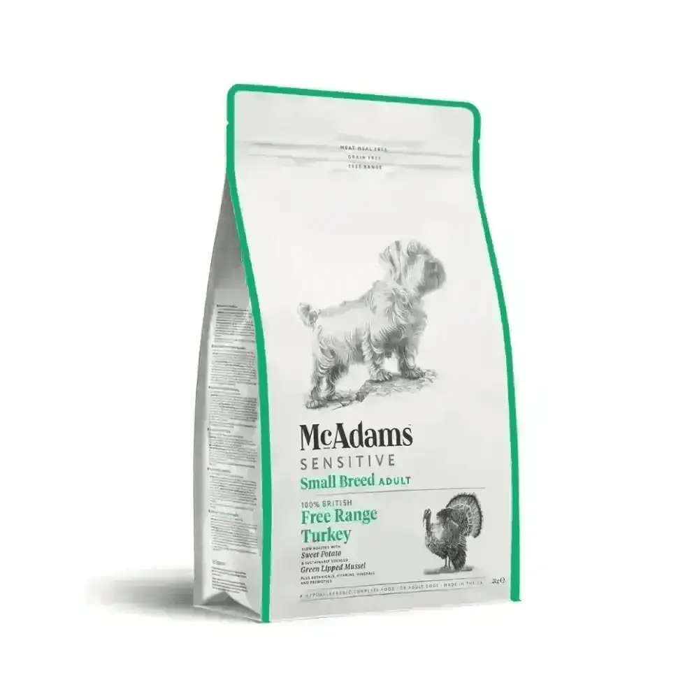 Mcadams Small Breed Free Range Turkey - Natural Dry Dog Food | Pet Shop