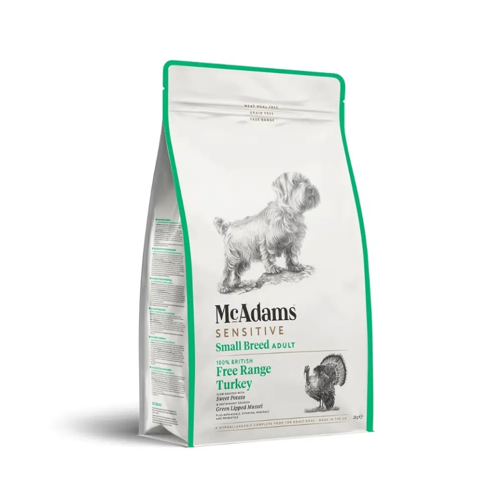 Mcadams Small Breed Free Range Turkey - Natural Dry Dog Food | Pet Shop