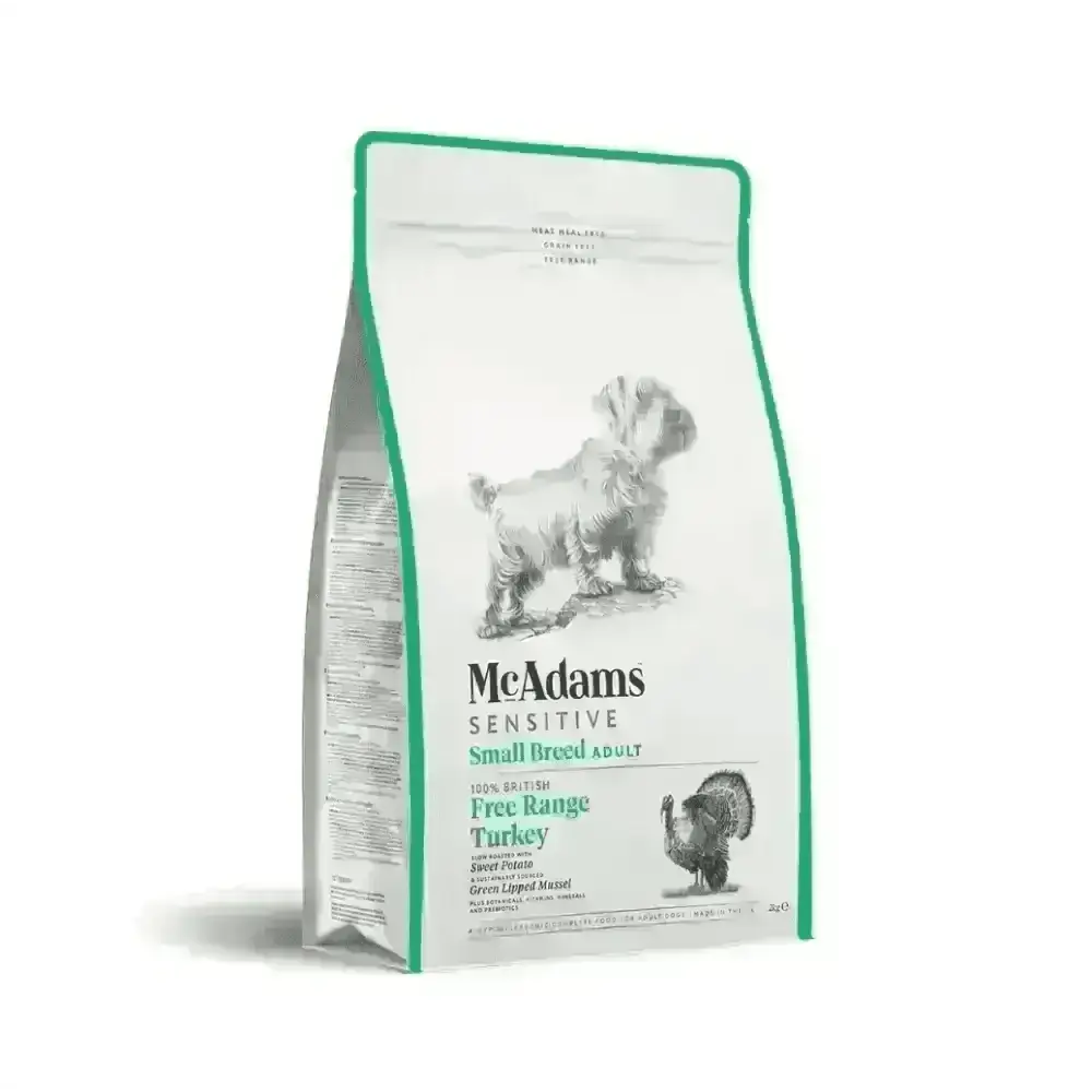 Mcadams Small Breed Free Range Turkey - Natural Dry Dog Food | Pet Shop