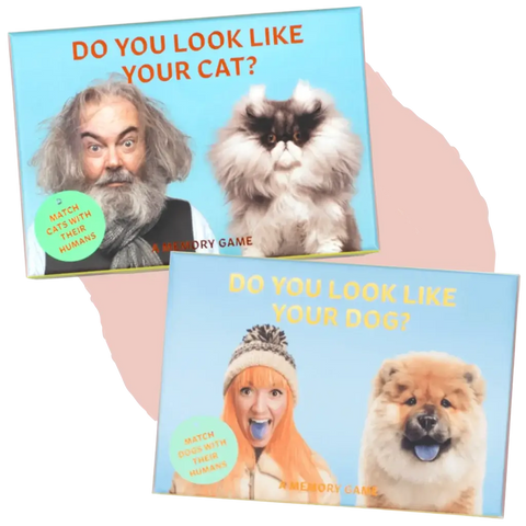 Do you look like your pet memory games. Gifts for humans.