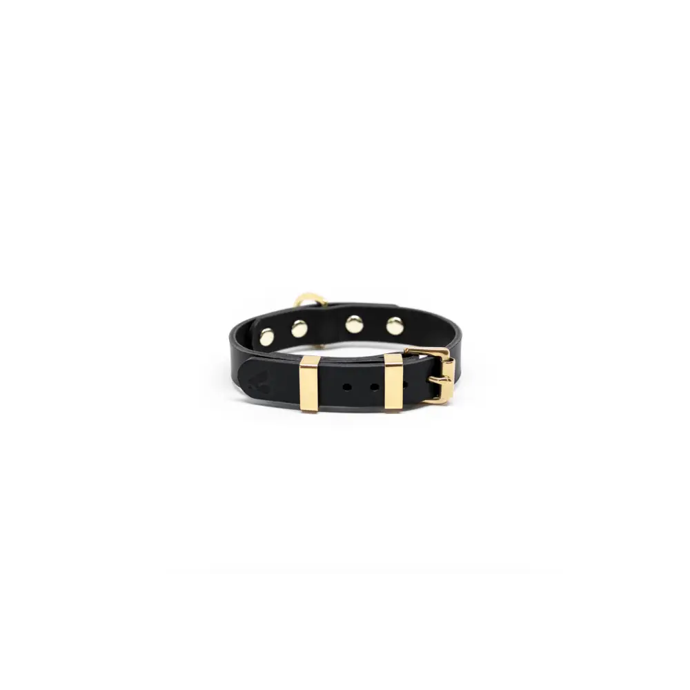 Monotone Leather Collar - Dog collar