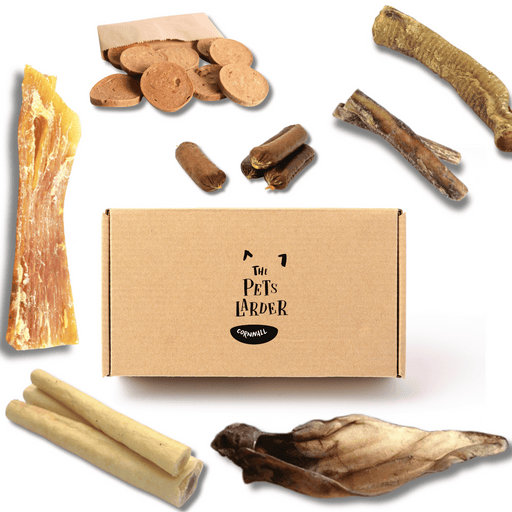 Moo Box - 100% Natural Deli Chew Box for Dogs - Natural Dog Chew