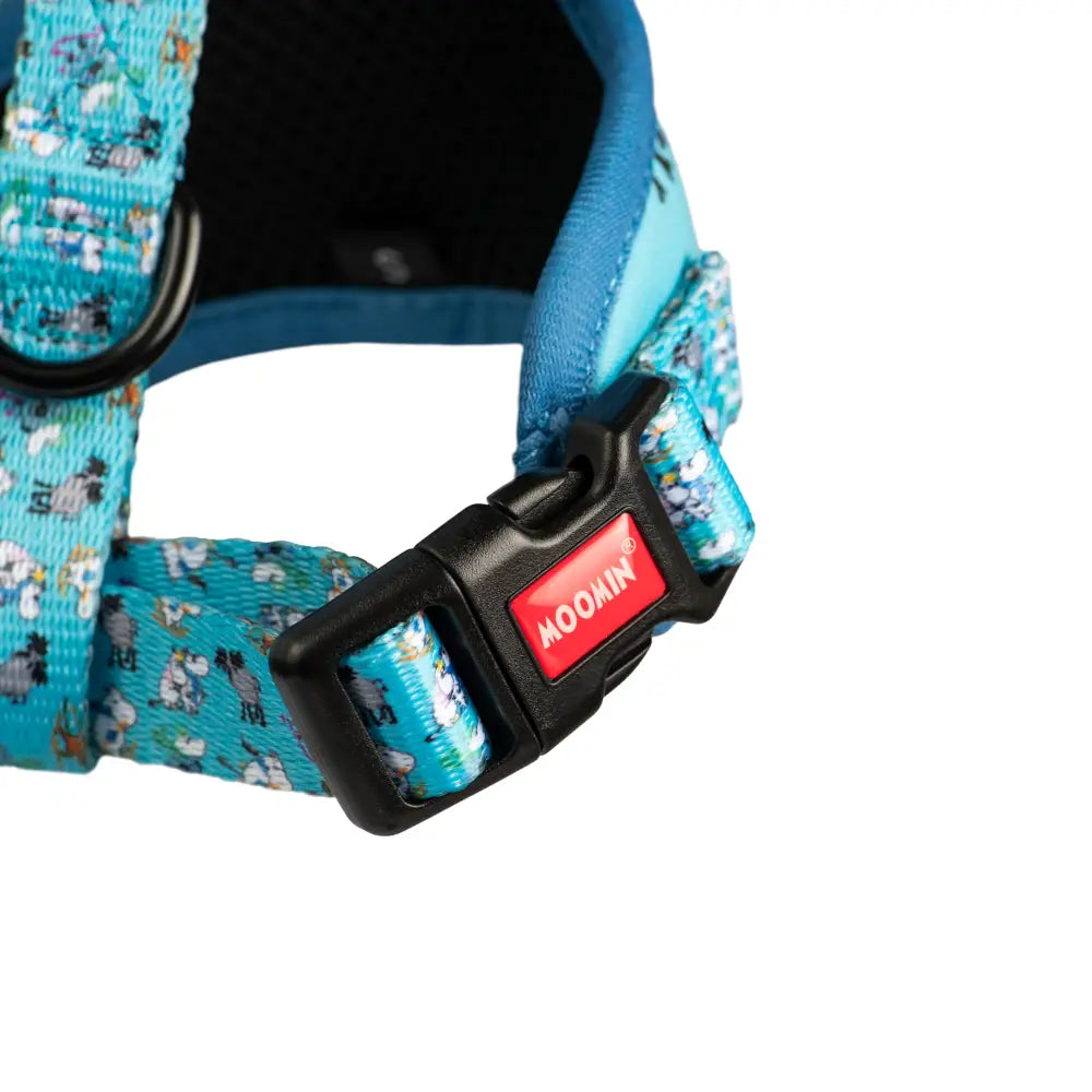 Moomins Blue Holiday Dogs Padded Harness by Soho Poms - Dog Harnesses