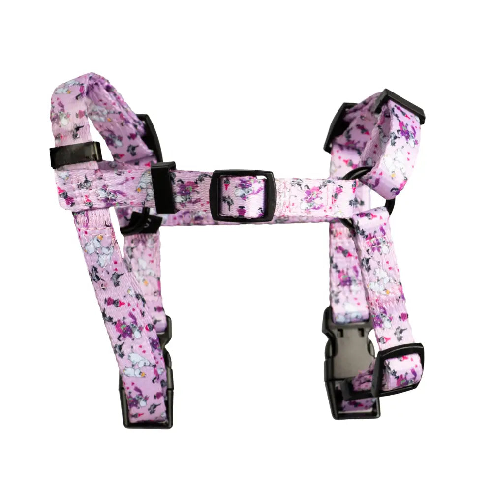 Moomins Pink Champagne Dogs H-Harness by Soho Poms - Dog Harnesses