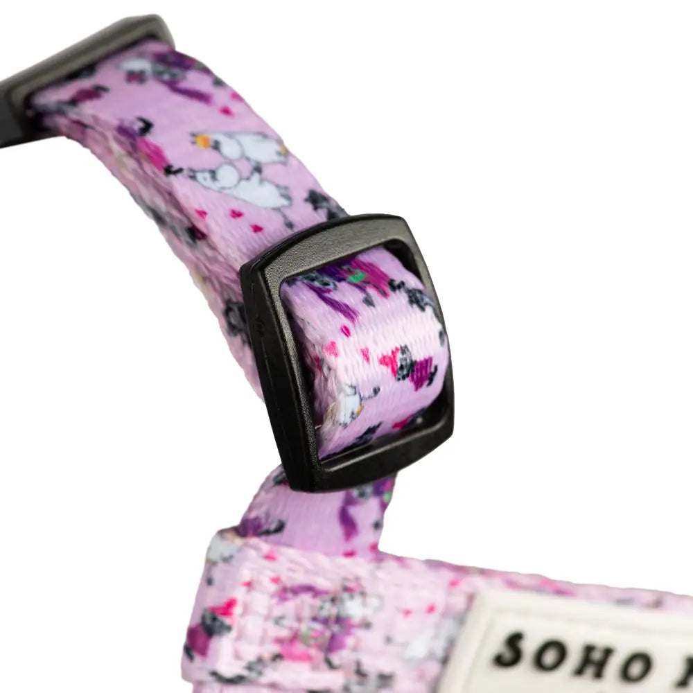 Moomins Pink Champagne Dogs H-Harness by Soho Poms - Dog Harnesses
