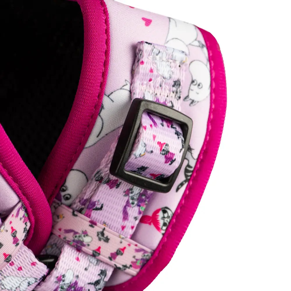 Moomins Pink Champagne Dogs Padded Harness by Soho Poms - Dog Harnesses