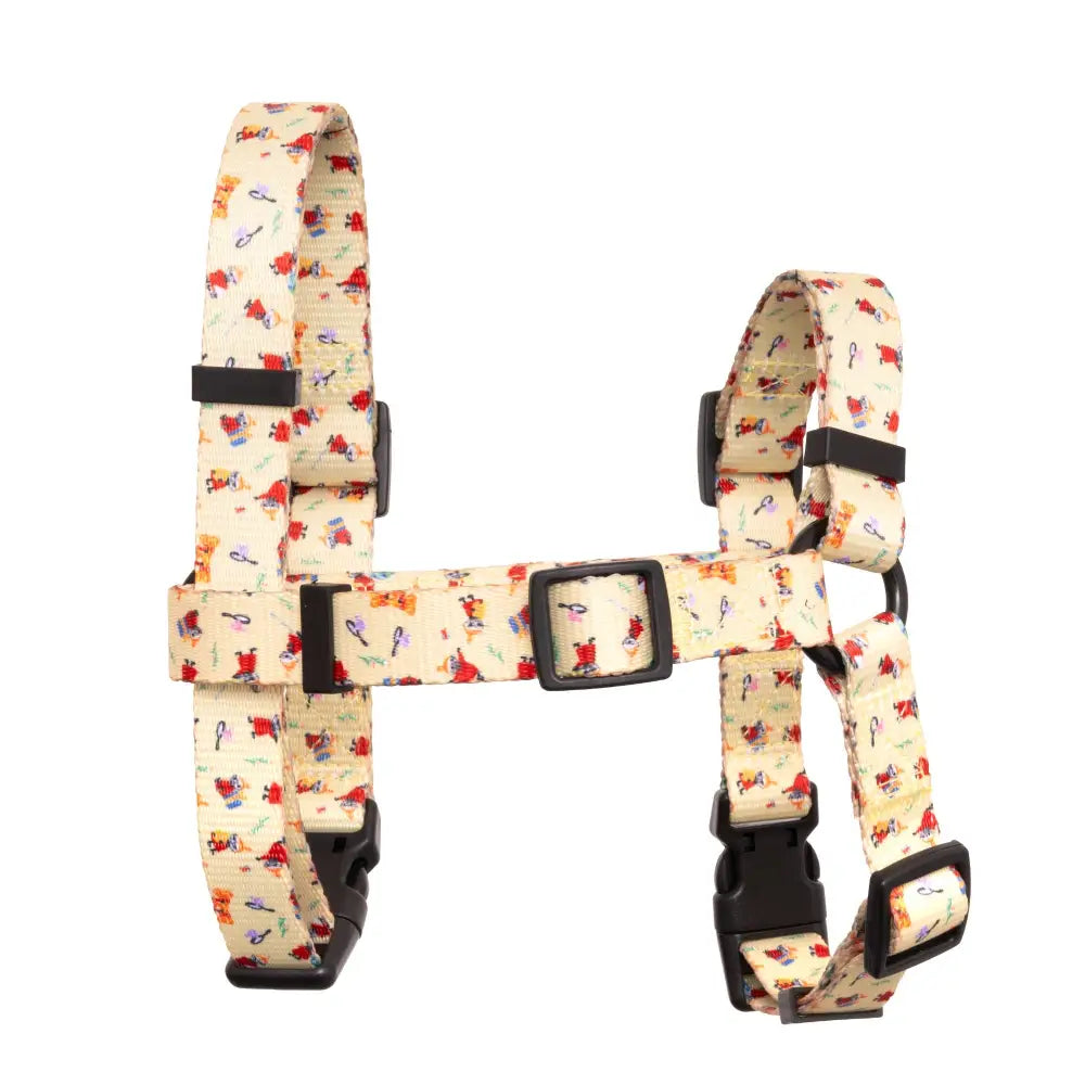 Moomins Yellow Sunrise Dogs H-Harness by Soho Poms - Dog Harnesses