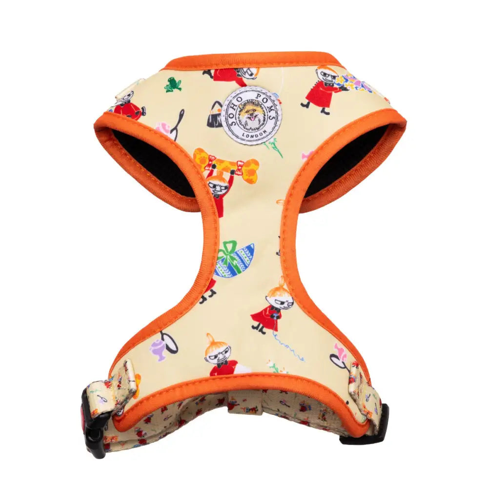 Moomins Yellow Sunrise Dogs Padded Harness by Soho Poms - Dog Harnesses