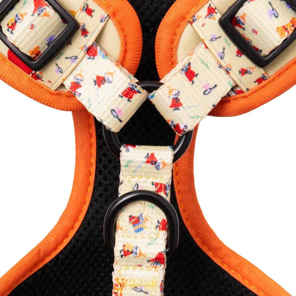 Moomins Yellow Sunrise Dogs Padded Harness by Soho Poms - Dog Harnesses