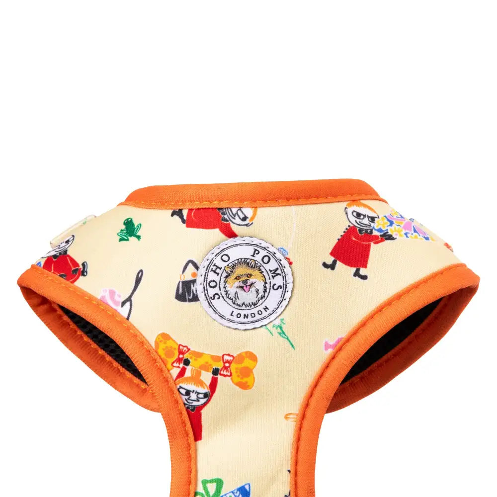 Moomins Yellow Sunrise Dogs Padded Harness by Soho Poms - Dog Harnesses