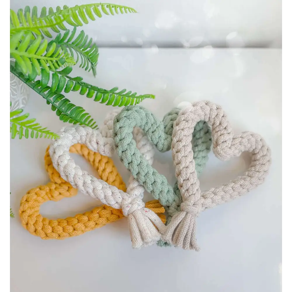 Muttsie Heart Dog Toy