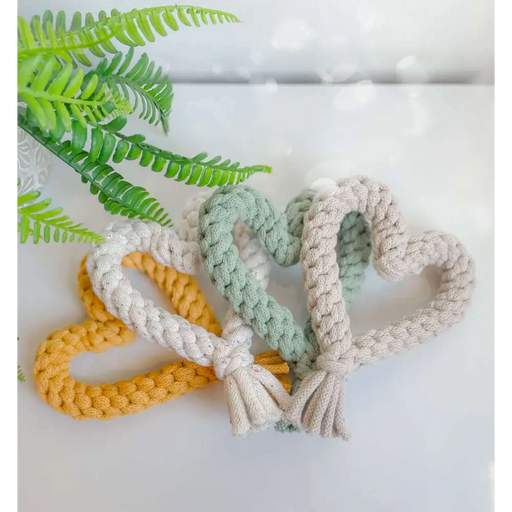 Muttsie Heart Dog Toy