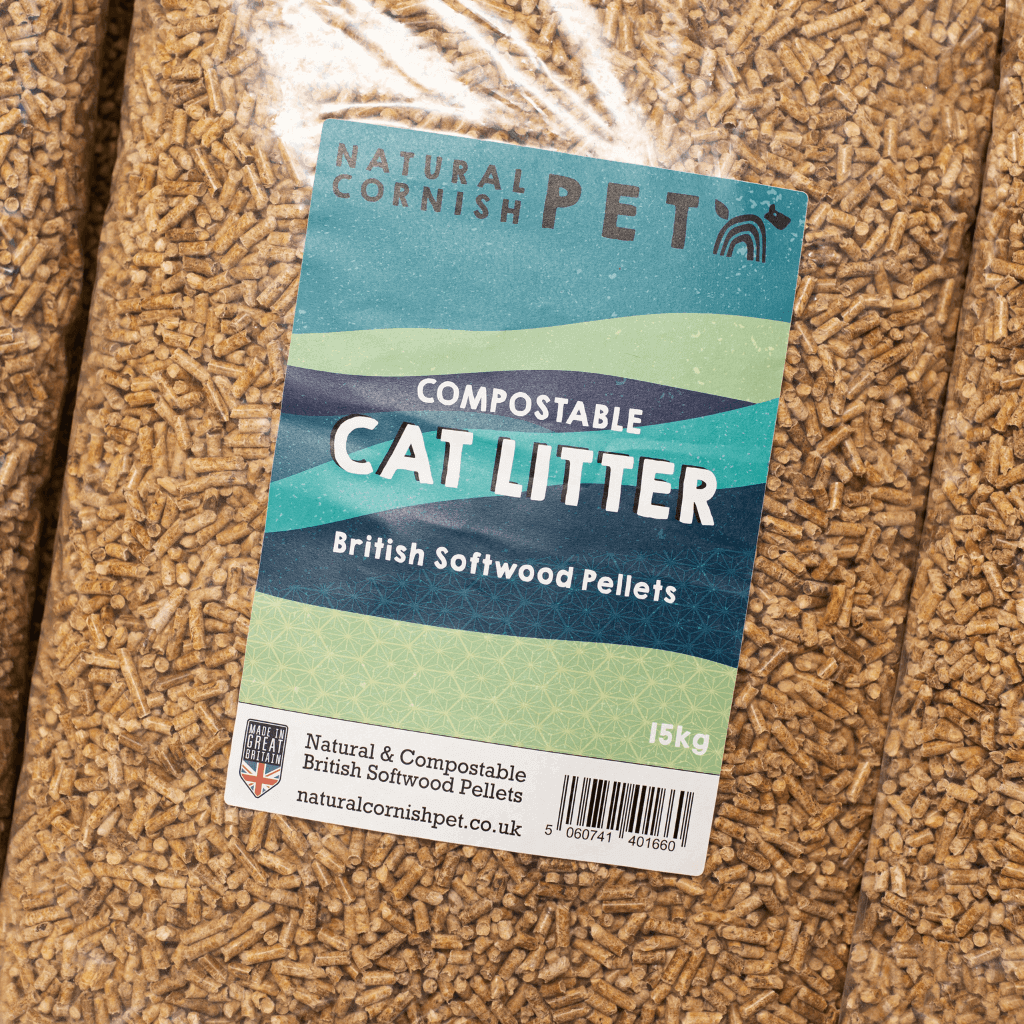 Compostable Cat Litter - 15kg Cat Accessories Natural Cornish Pet