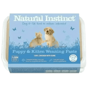 Natural Instinct Puppy Kitten Weaning Paste 100% Chicken with Bone