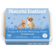 Natural Instinct Puppy Kitten Weaning Paste 100% Chicken with Bone