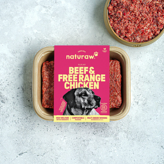 Naturaw Beef & Chicken - Natural Raw Dog Food