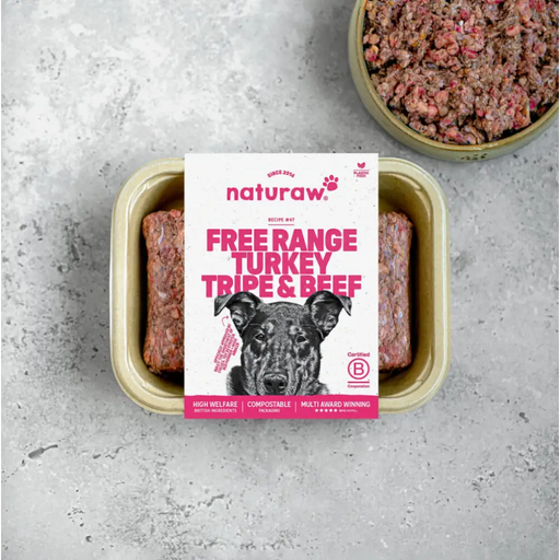 Naturaw Turkey Tripe & Beef - Natural Raw Dog Food