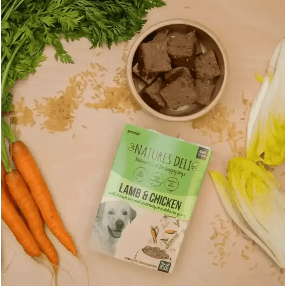 Natures Deli Lamb & Chicken Dog Food with Rosemary, Brown Rice & Vegetables