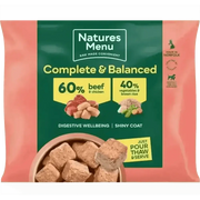 Natures Menu 60/40 beef chicken dog food with brown rice and vegetables