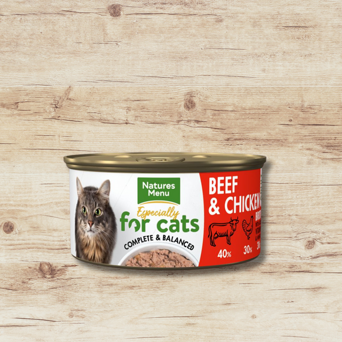 Natures Menu Especially For Cats Can Beef & Chicken 85g