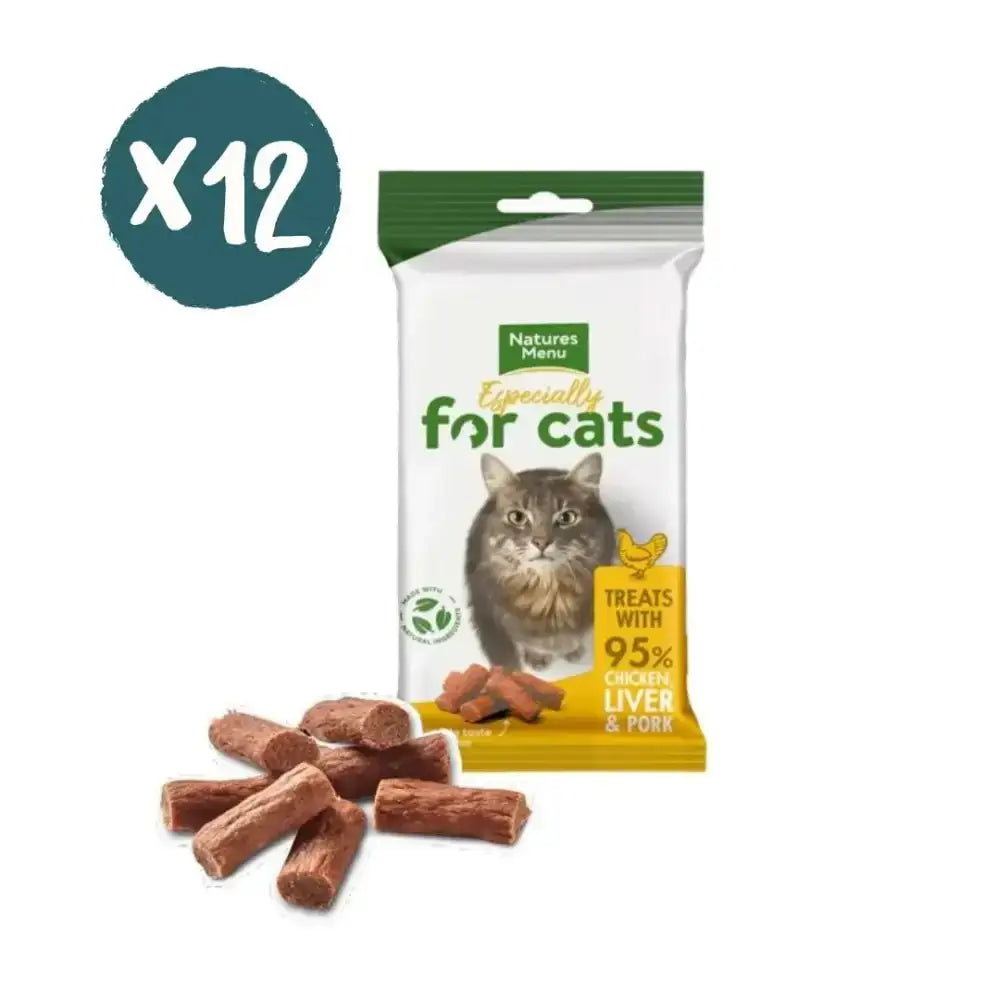 Natures Menu Chicken liver mini treats, gluten free 12-pack