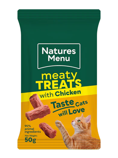 Natures Menu Chicken Liver & Pork Mini Treats for Cats - Cat Treats