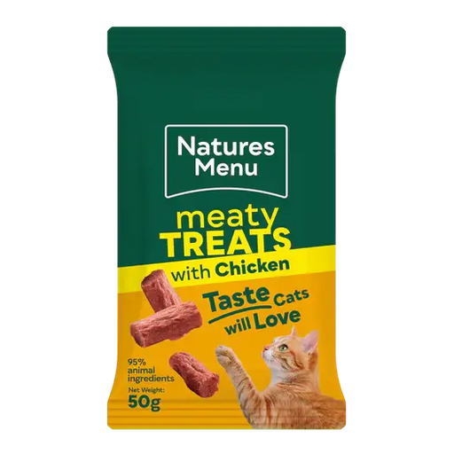 Natures Menu Chicken Liver & Pork Mini Treats for Cats - Cat Treats