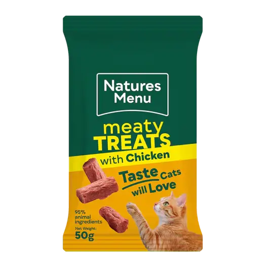 Natures Menu Chicken Liver & Pork Mini Treats for Cats - Cat Treats