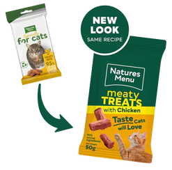 Natures Menu Chicken Liver & Pork Mini Treats for Cats - Cat Treats