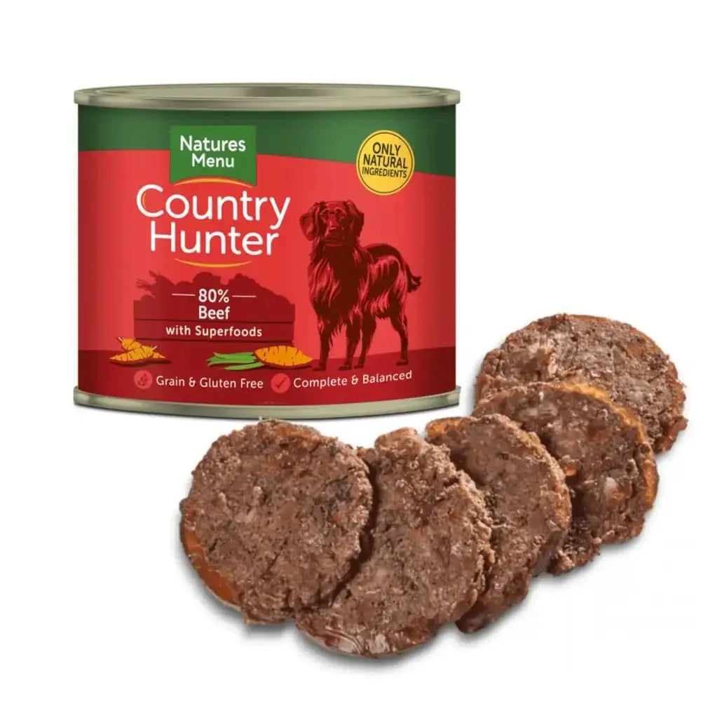 Natures Menu Country Hunter Dog Food Beef with Superfoods Can