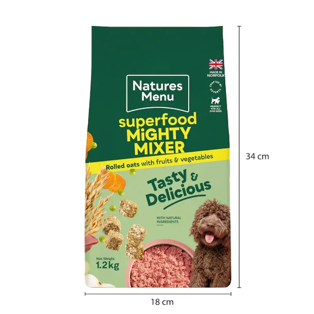 Natures Menu Country Hunter Dog Superfood Mighty Mixer 1.2kg - Natural Raw Food | Pet Shop