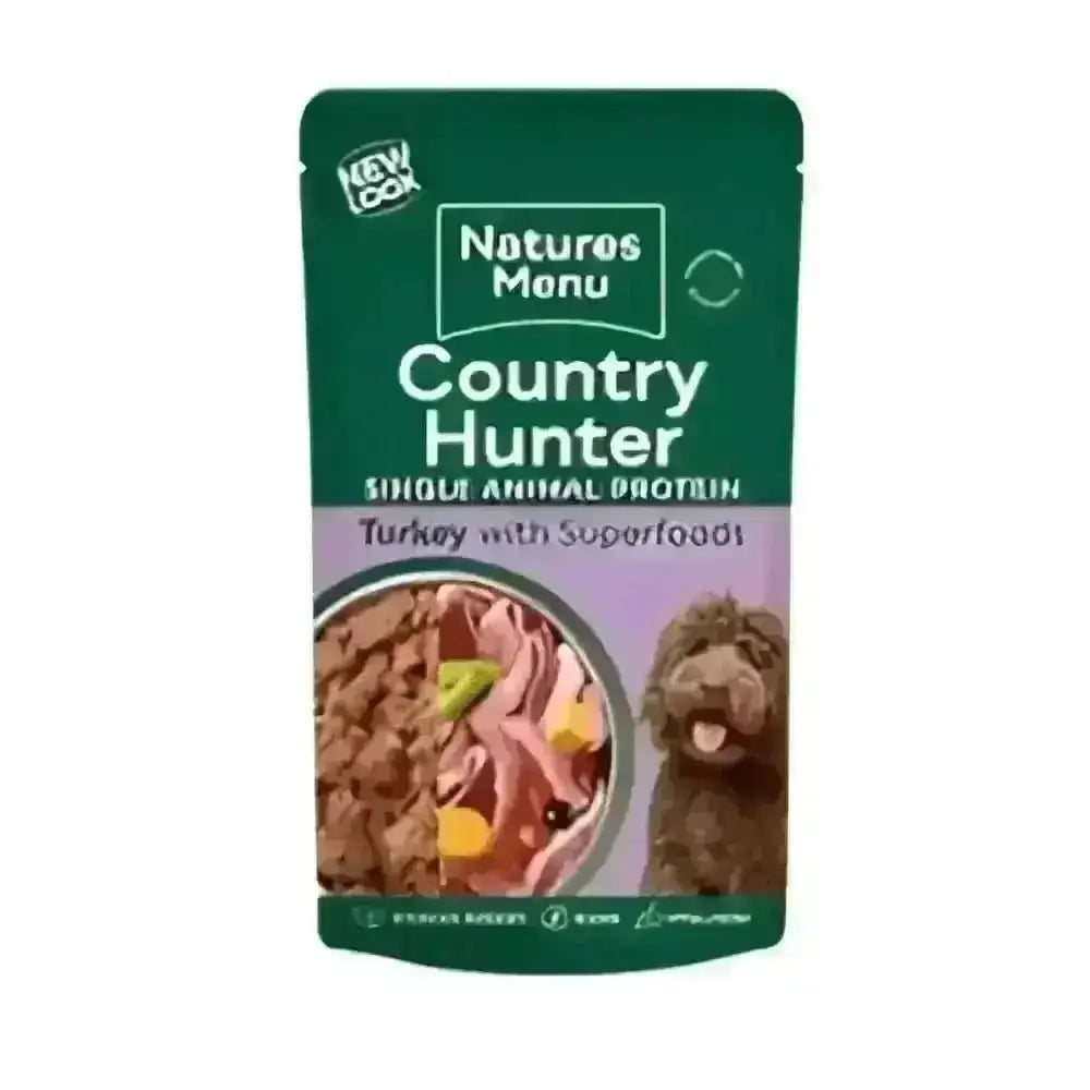 Natures Menu Country Hunter Farm Reared Turkey Dog Food Pouch