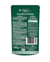 Natures Menu Country Hunter Free Range Chicken Wet Dog Food Pouches - Natural Wet Dog Food