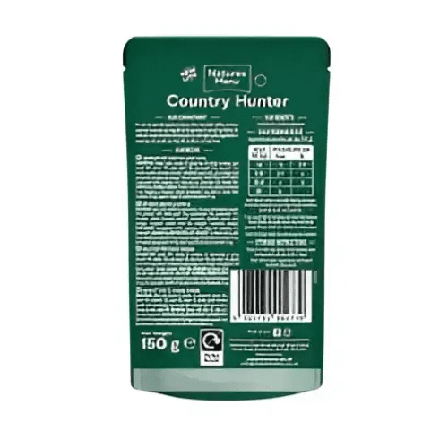 Natures Menu Country Hunter Free Range Chicken Dog Food Pouch 150g