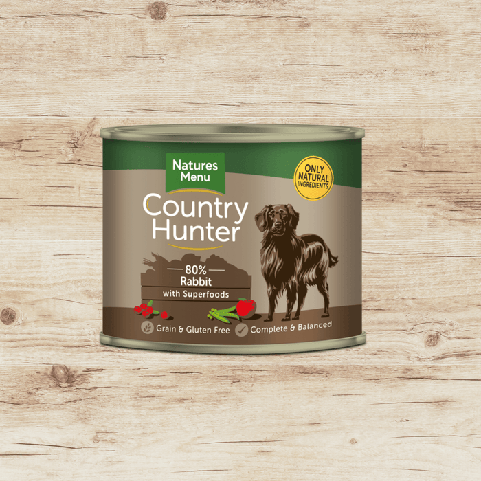 Natures Menu Country Hunter Full-Flavoured Rabbit Can - Natural Wet Dog Food