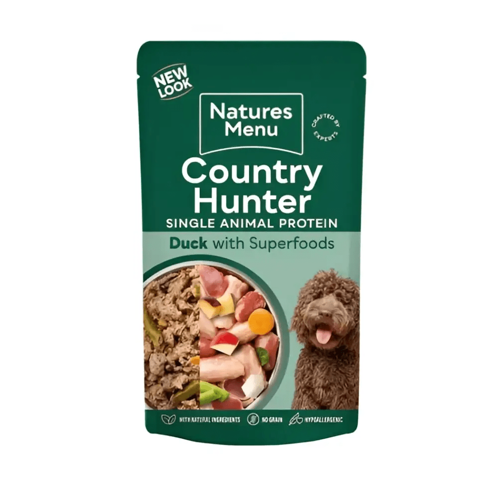Natures Menu Country Hunter Succulent Duck Wet Dog Food Pouch