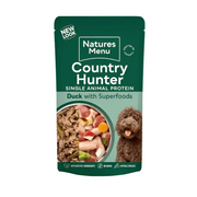 Natures Menu Country Hunter Succulent Duck Wet Dog Food Pouch